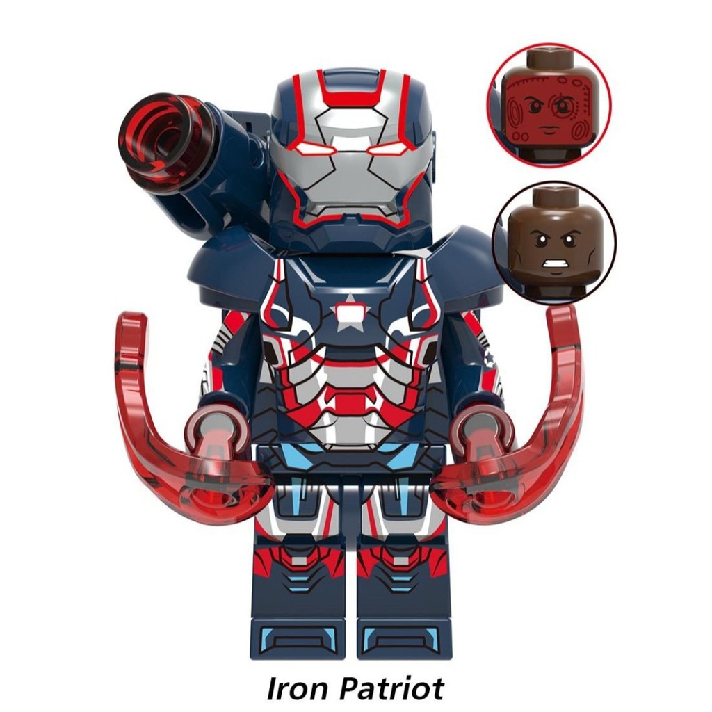 Nonlego Iron man mô hình lắp ghép minicos đồ chơi Marvel