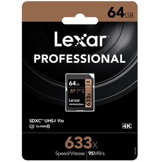 Thẻ nhớ SDXC Lexar Professional 64GB 633x 95MB/s