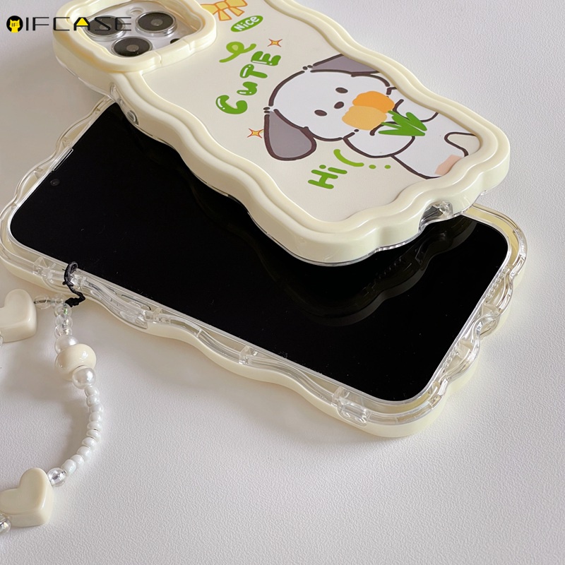 Ốp Điện Thoại Dẻo Họa Tiết Hoa Tulip Kèm Giá Đỡ &amp; Dây Đeo Cho iPhone 13 12 11 Pro Max XS Max