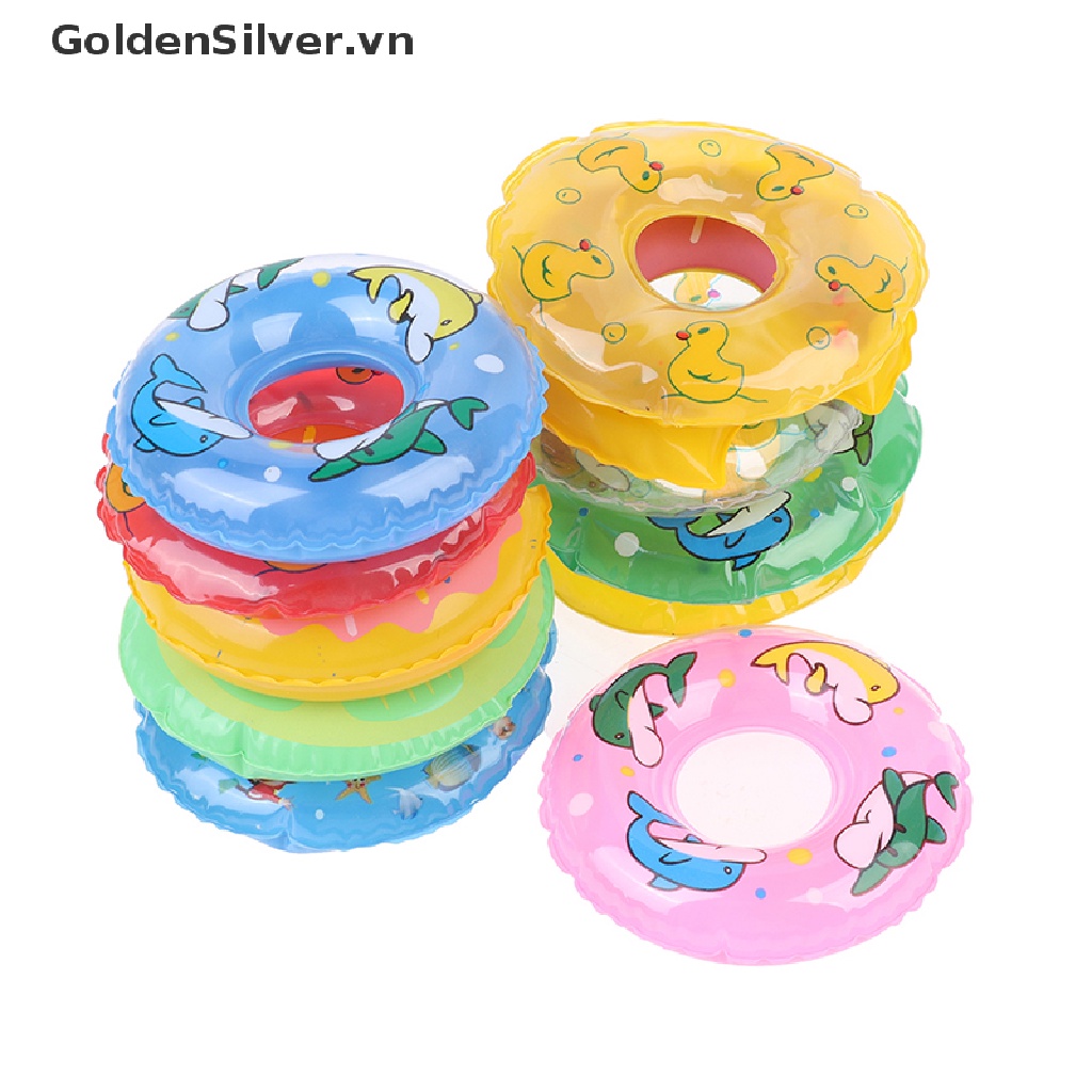 Set 2 Phao Bơi Tròn mini Dành Cho Búp Bê