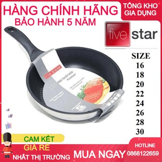Chảo từ Fivestar chống dính ba đáy bảo hành 5 năm