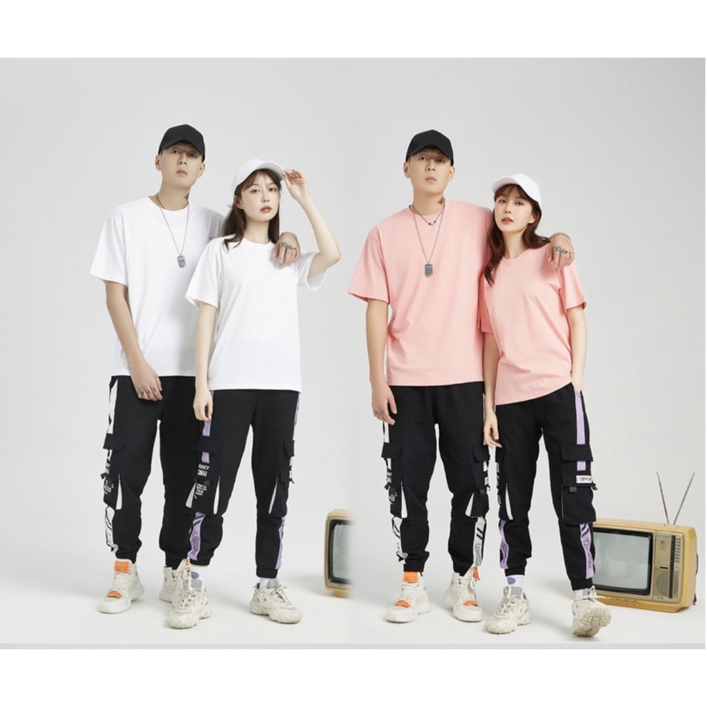 Áo thun nam nữ unisex tay lỡ, áo phông tay lỡ unisex form rộng [NHIỀU MÀU]