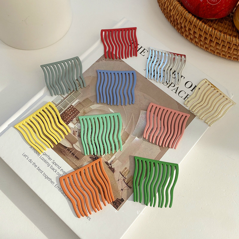 Lược cài tóc mái hợp kim chống trượt thời trang hàn quốc