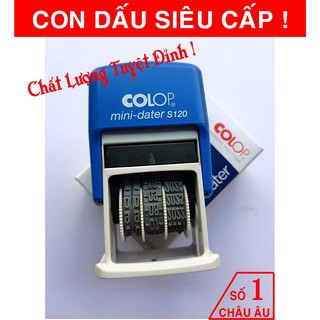 Dấu ngày tháng năm, dấu date COLOP - Sản xuất tại Áo (Austria), nhãn hàng con dấu hàng đầu Châu Âu