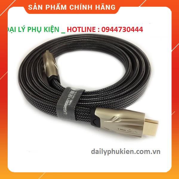 Cáp HDMI 3m dây dẹt Ugreen 10253 Hỗ trợ 3D, 4K x 2K, HD1080P dailyphukien
