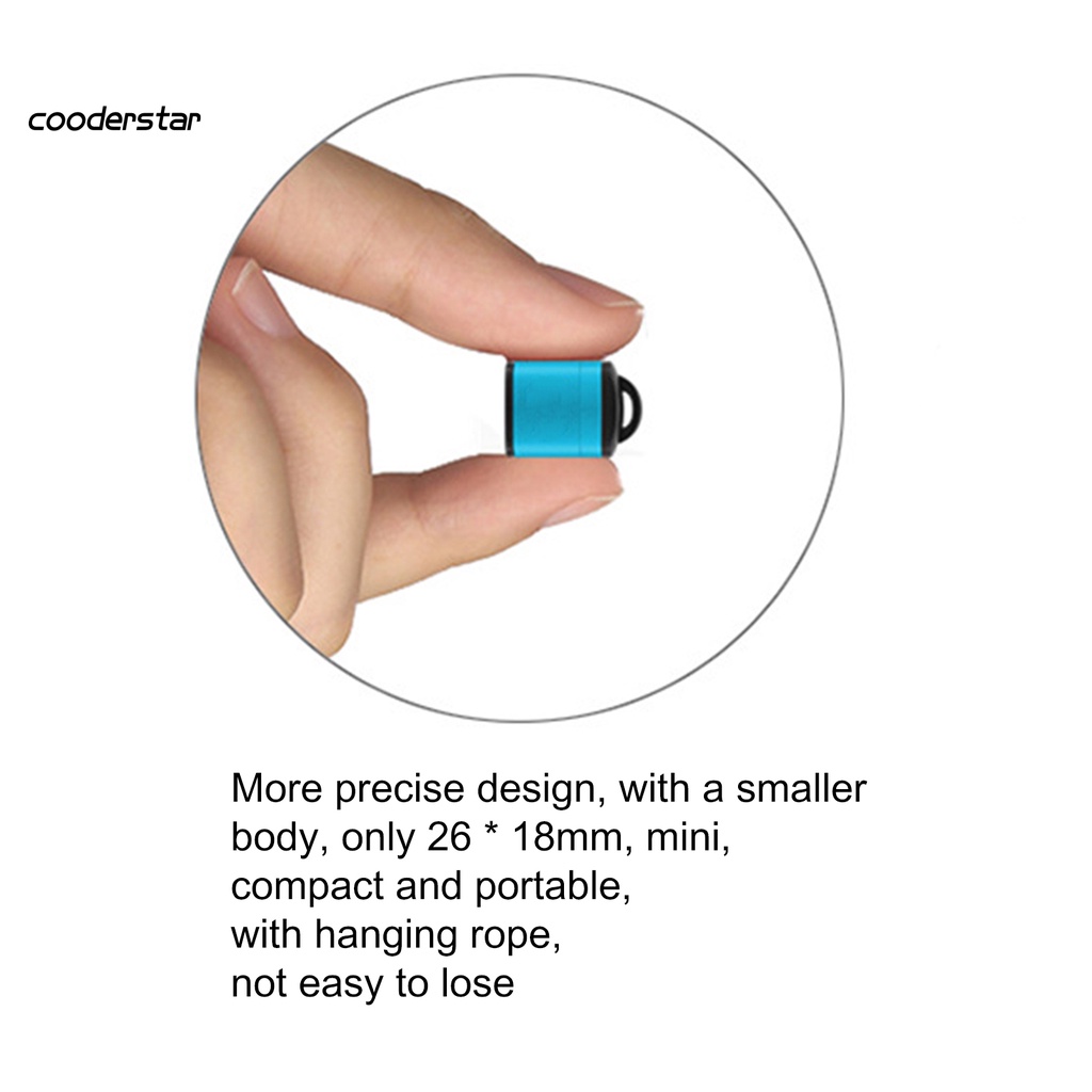 Đầu đọc thẻ nhớ mini Micro-SD TF tiện dụng cho điện thoại/máy tính