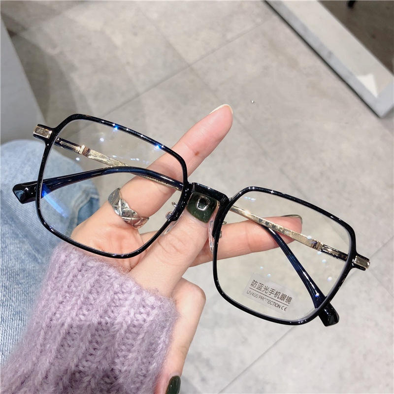 Kính cận VIENDO gọng lớn có tròng trong suốt đổi màu chống ánh sáng xanh/ tia uv400 0~6.0 độ