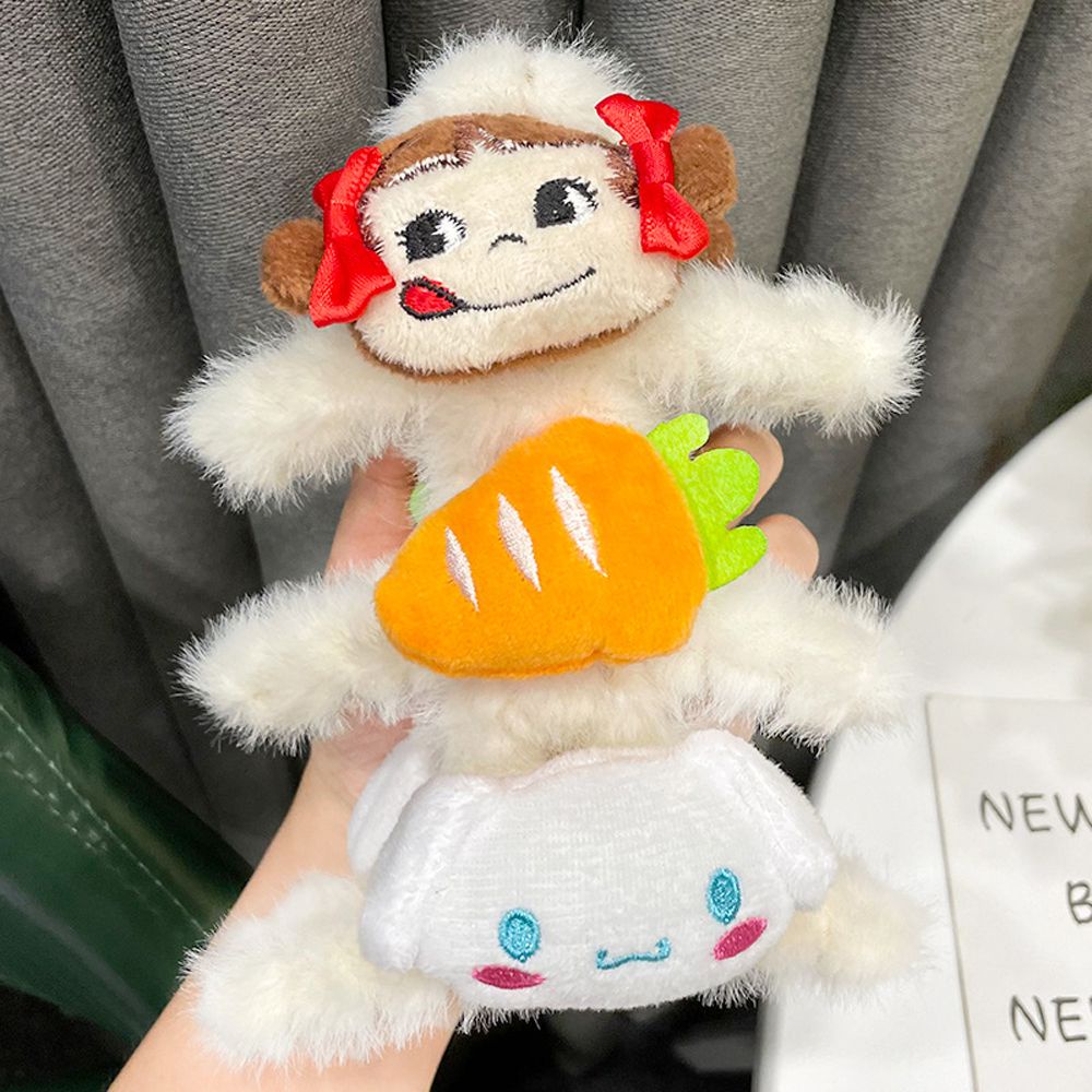 Giá đỡ kẹp tóc hình cà rốt/cua hoạt hình Melody phong cách Hàn Quốc cho nữ