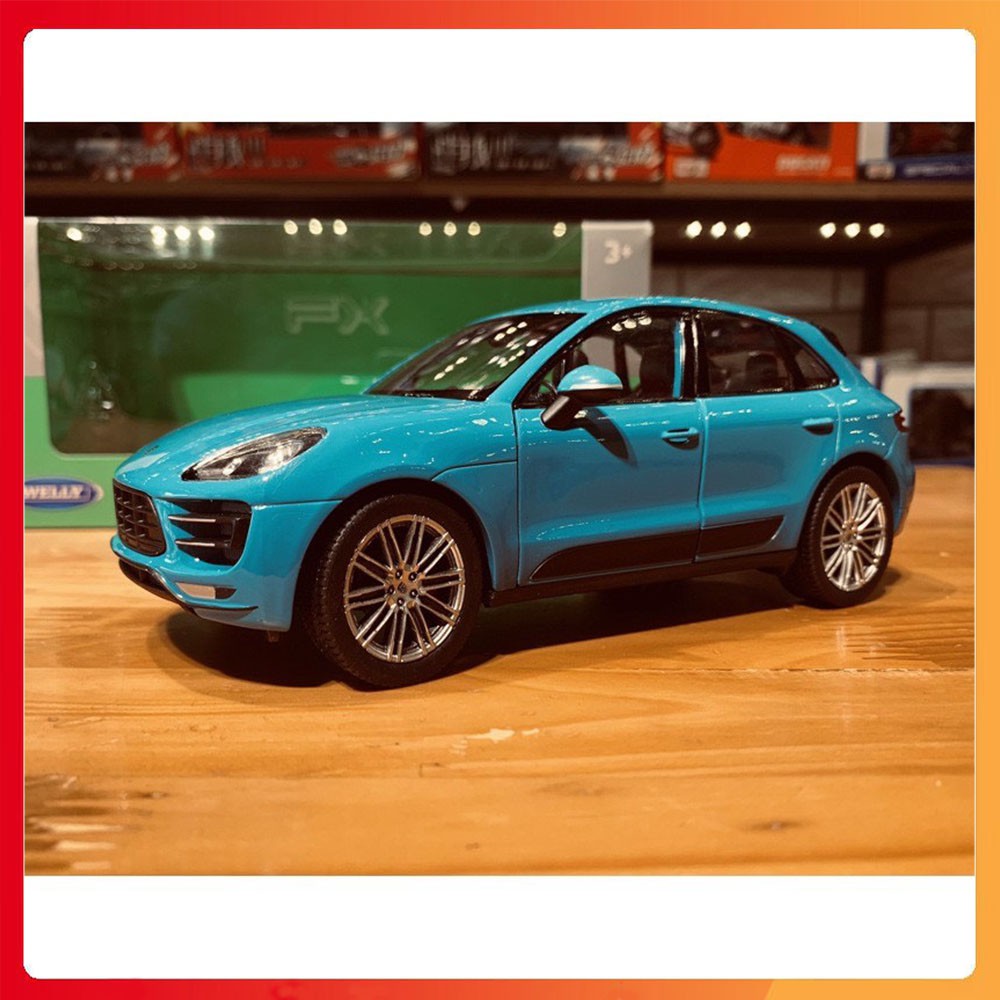 Xe mô hình Porsche Macan Turbo tỉ lệ 1:24 hãng Welly