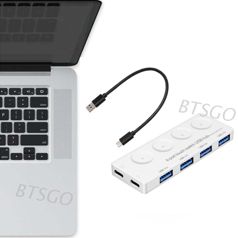 Đầu Chia Cổng Sạc Usb 3.0 Có Đèn Led Cho Laptop