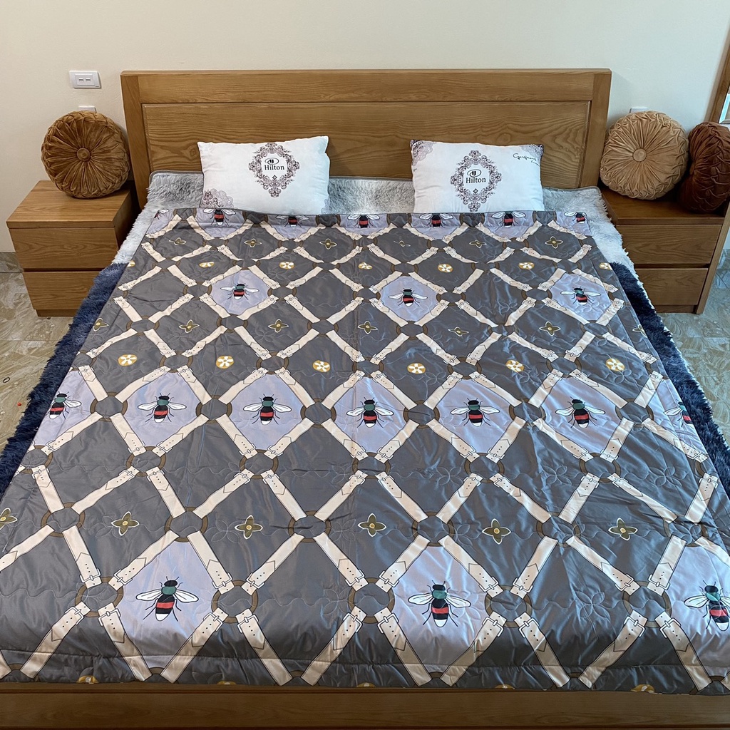 Chăn lụa thái cao cấp, chăn lụa trần bông kích thước 2mx2m2