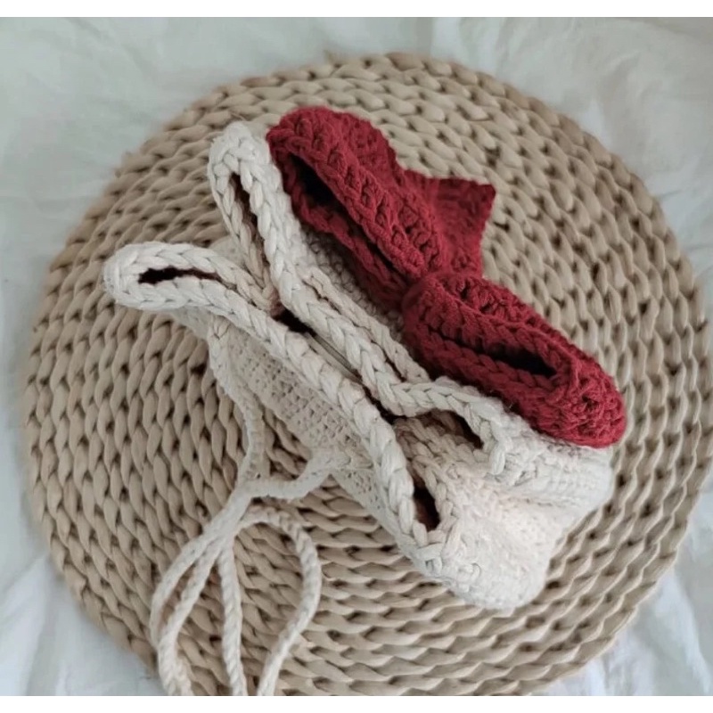 TÚI NƠ LEN ĐEO VAI /ĐEO CHÉO