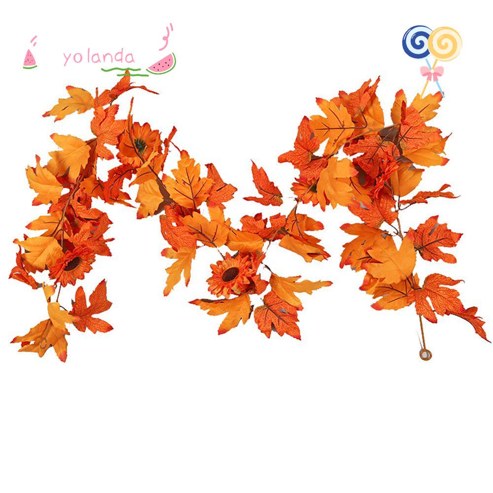 Vòng Hoa Hướng Dương Treo Tường Trang Trí Halloween