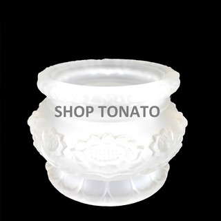 LƯ HƯƠNG,BÁT HƯƠNG SEN LƯU LY TRẮNG ĐƯỜNG KÍNH 9CM,11CM,13CM