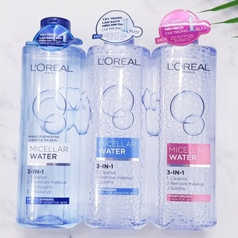 ✅  NƯỚC TẨY TRANG LOREAL 3 IN 1 400ML