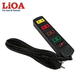 Ổ Cắm Kéo Dài Có Bảo Vệ Quá Tải Bằng CB LIOA 4S3
