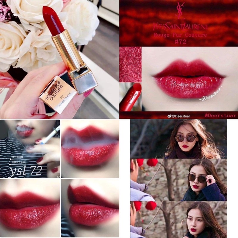 SON THỎI YSL ROUGE PUR COUTURE THỎI VUÔNG