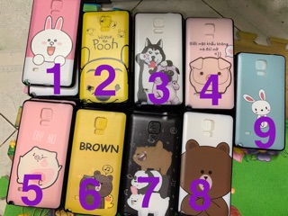 Ốp lưng samsung Note 4 in hình cute