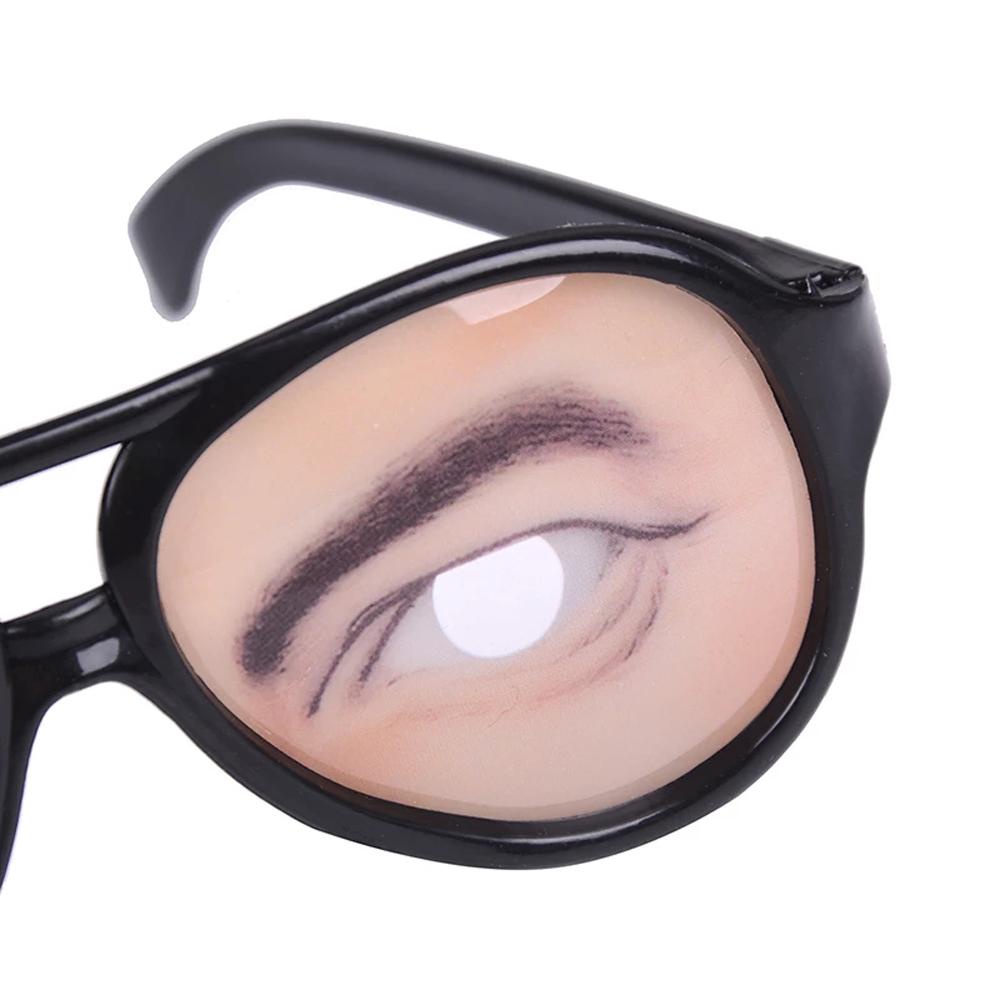 Kính Mắt Giả Gọng Đen Hóa Trang Halloween