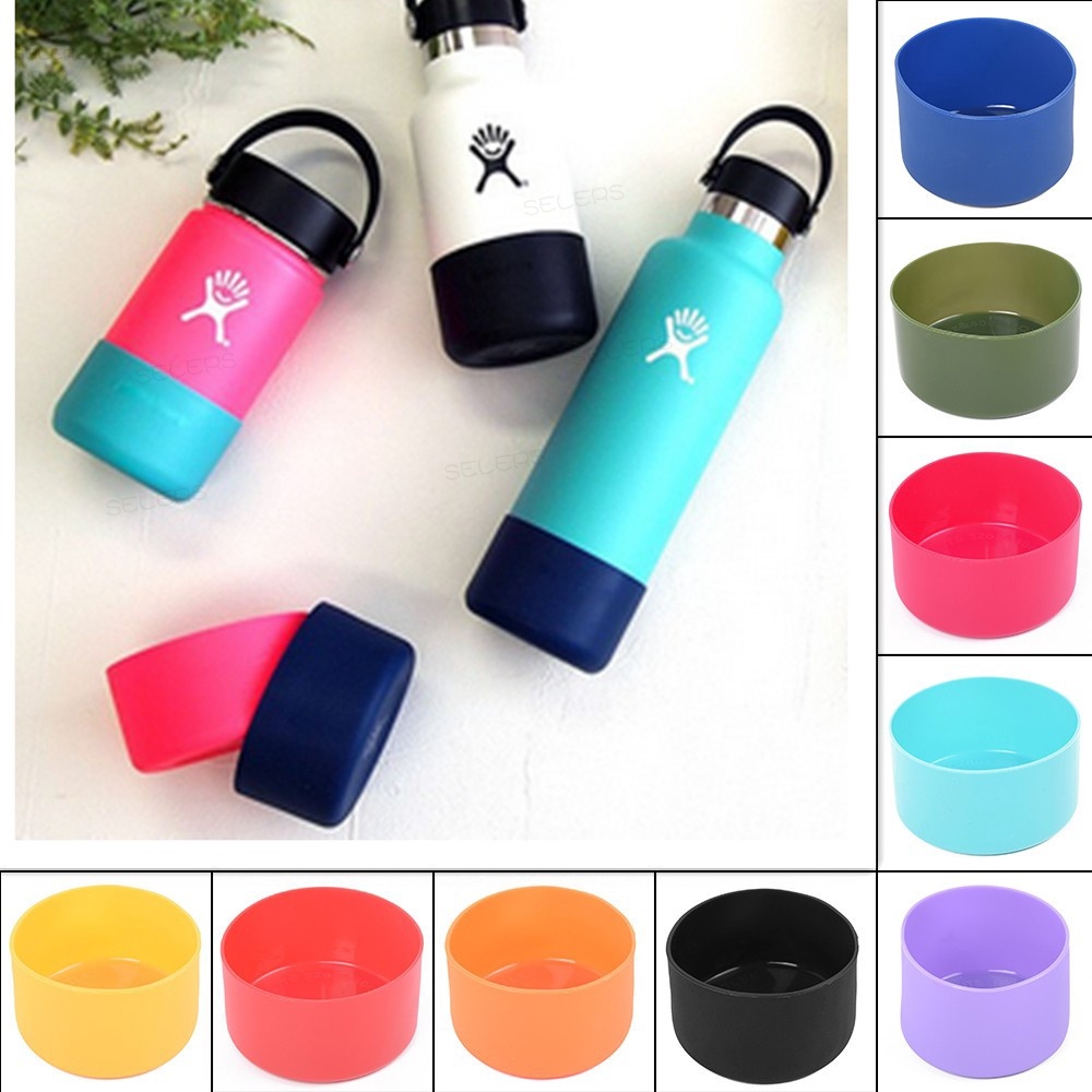 Vỏ Bọc Đáy Bình Nước Thủy Tinh Bằng Silicon Mềm Chống Trượt Cho 12-24oz / 32-40oz