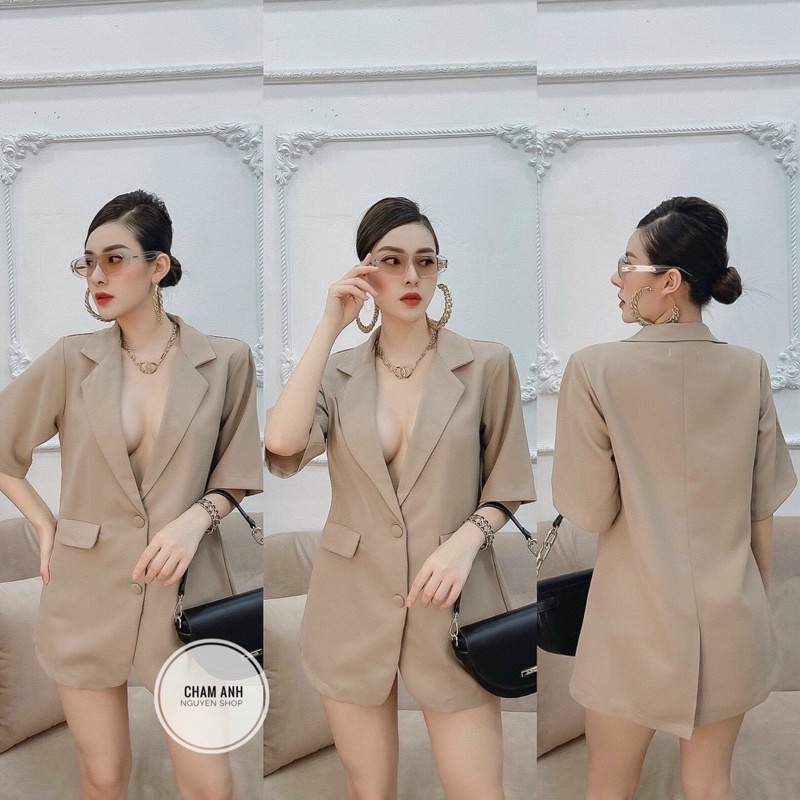 áo vest blazers tay lỡ