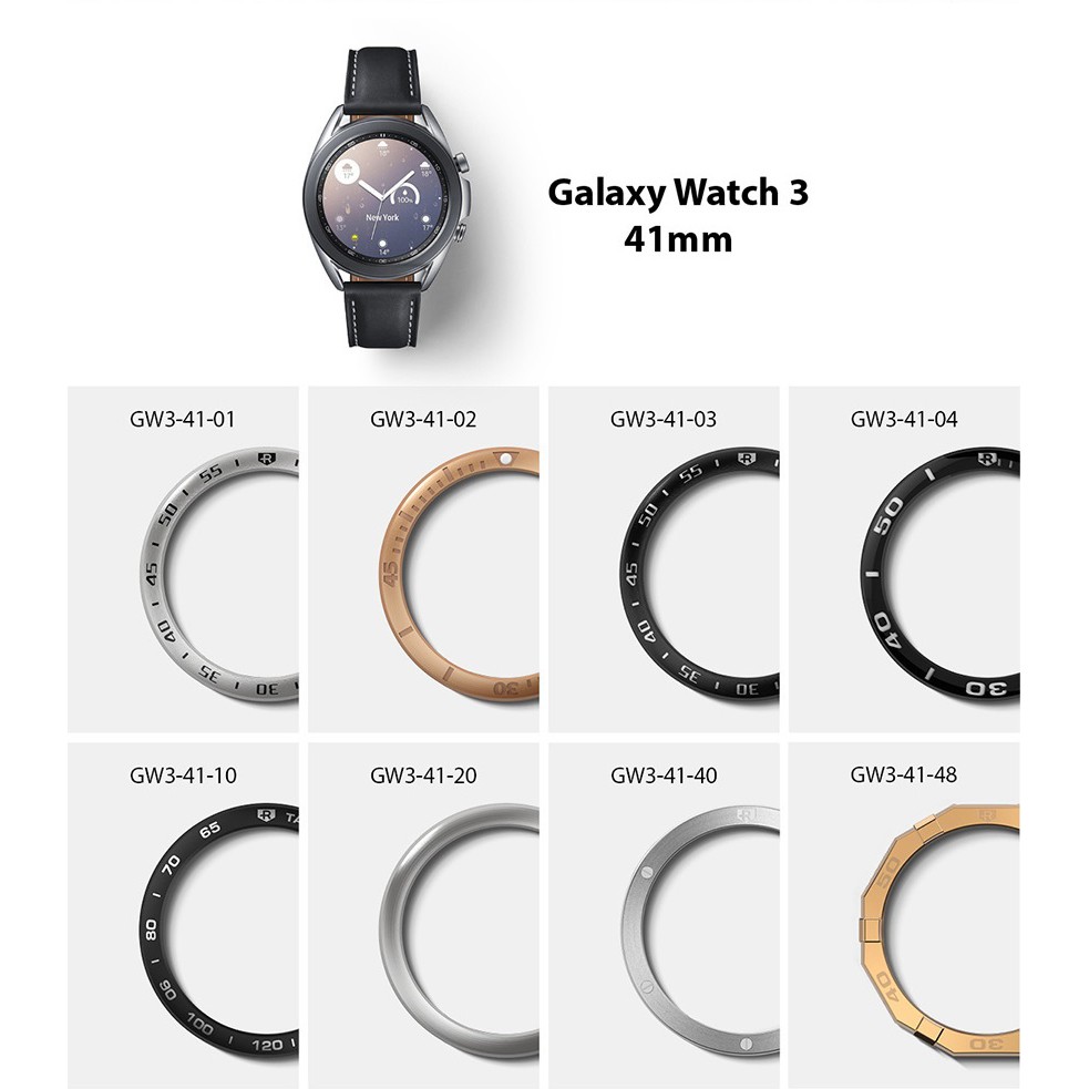 Viền Bezel cho Samsung Galaxy Watch 3 (45mm / 41mm ) - Hãng RINGKE