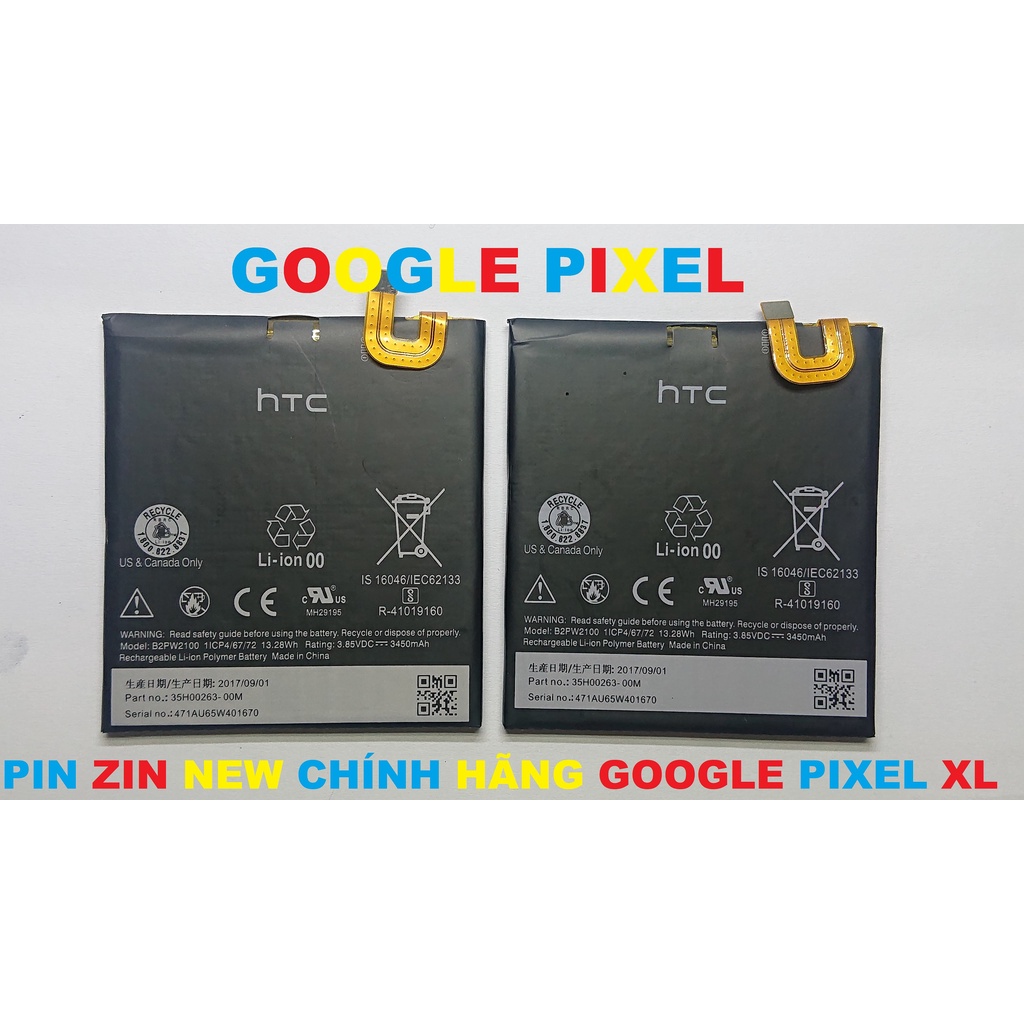 PIN ZIN NEW CHÍNH HÃNG GOOGLE PIXEL XL