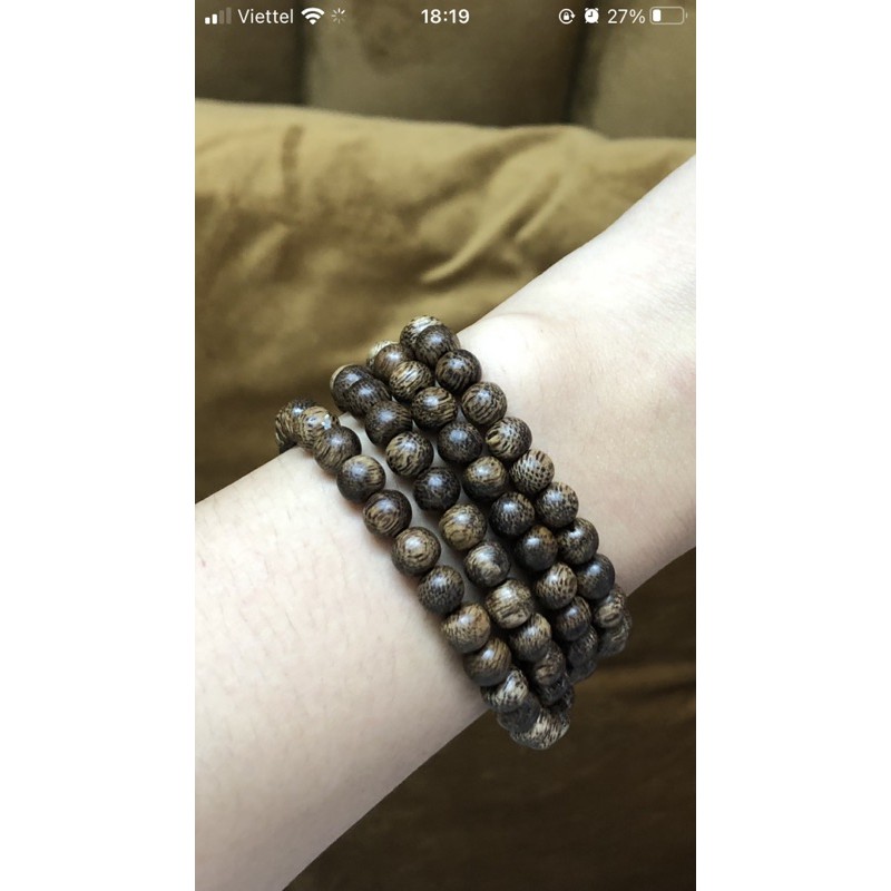 Tràng 108 hạt gỗ Trầm hương