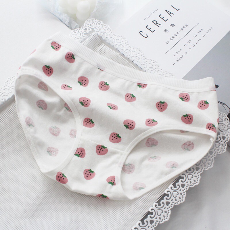 [SET 5C] 5 quần lót học sinh- sinh viên cotton  siêu dễ Thương DT