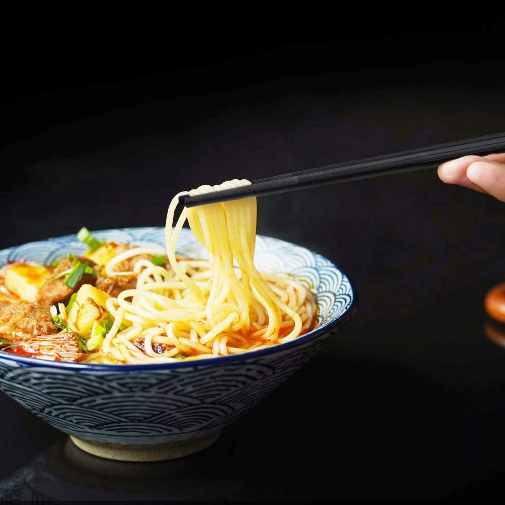 Set 10 đôi đũa nhựa nhật Hàn Quốc dùng ăn cơm cao cấp kháng khuẩn chịu nhiệt chống trơn tốt hơn đũa gỗ