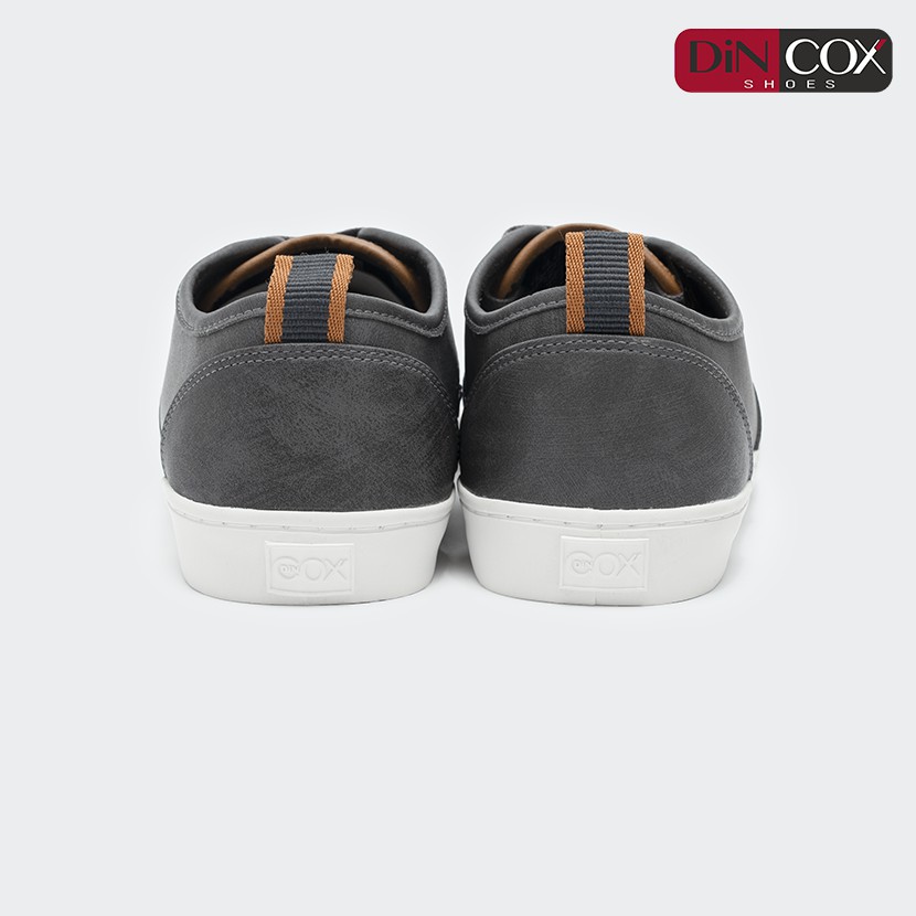 Giày Sneaker Da Nam DINCOX C11 Trẻ Trung, Năng Động Charcoal