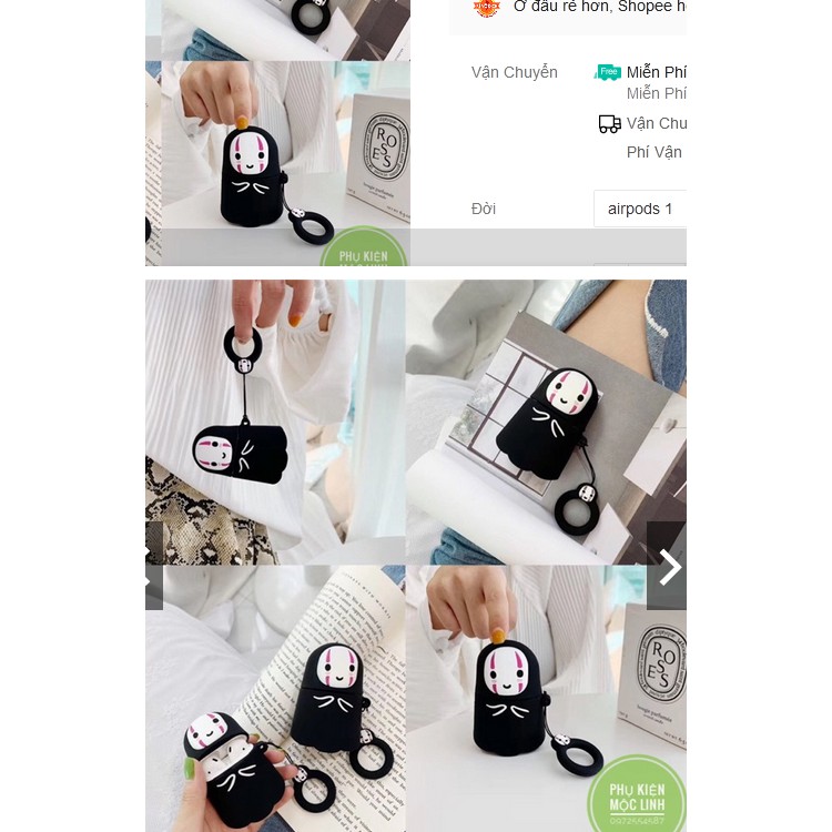 Case airpods Vô diện  Vỏ bao airpod 1 2 3 Pro silicon đựng tai nghe không dây i11 i12 ... no face