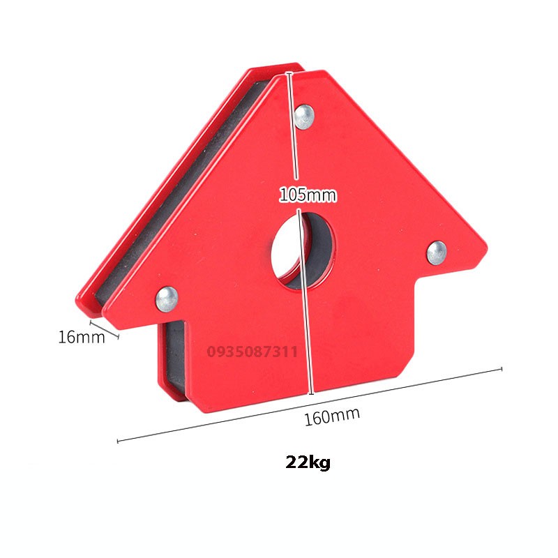 Nam Châm Ke Góc Vuông VOTO Ke Góc Hàn Lực Hút 5kg - 12kg - 22kg - 33kg