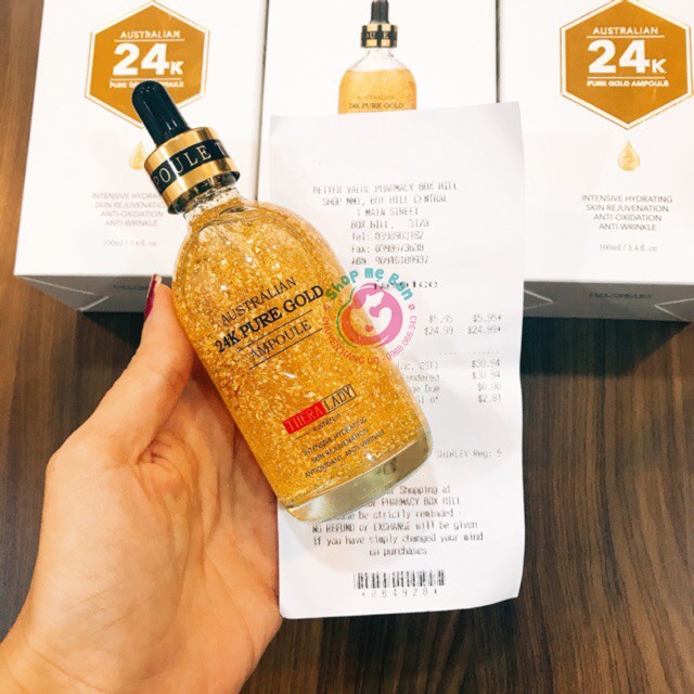 [CHÍNH HÃNG] Serum Tinh Chất Vàng 24k Pure Gold Ampoule Thera Lady 100ml (Date mới nhất) - Xuất xứ Úc | BigBuy360 - bigbuy360.vn
