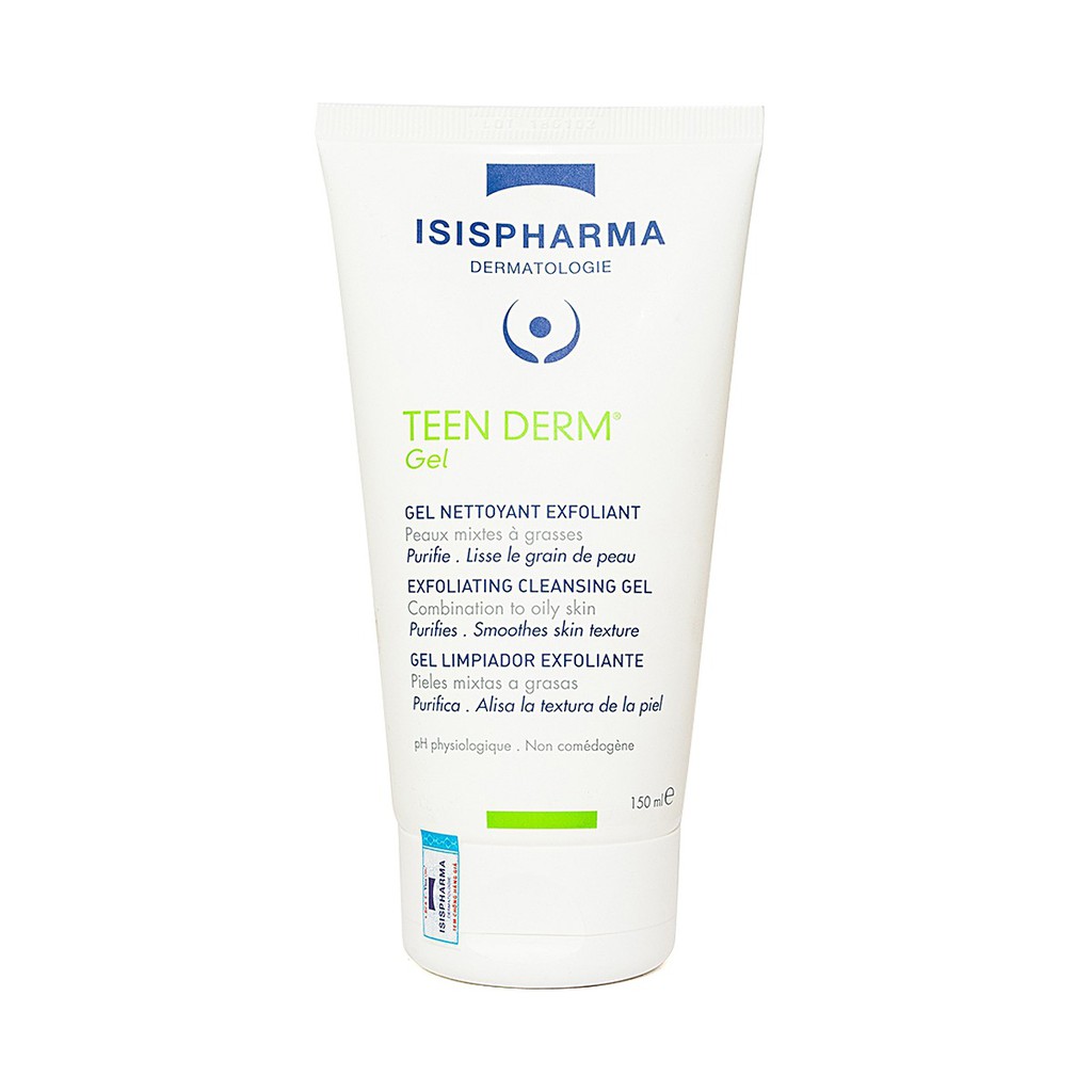 Sữa rửa mặt ISIS Teenderm Gel rửa mặt dành cho da mụn 40ml