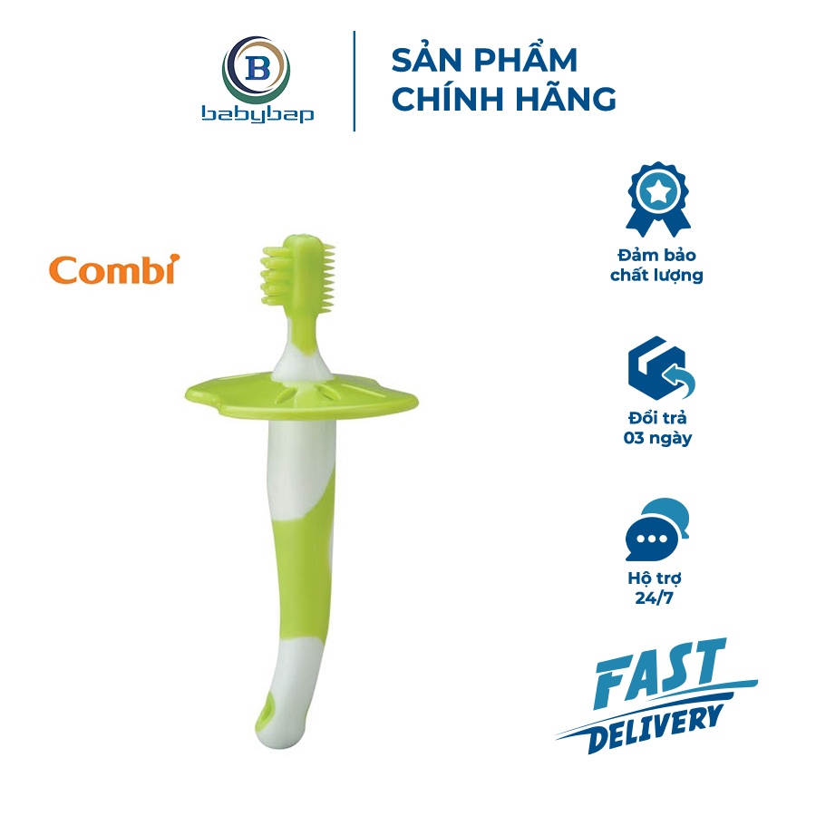 Bàn Chải Đánh Răng Combi 3 Bước Từ 4 Tháng Tuổi Đến 18 Tháng Tuổi