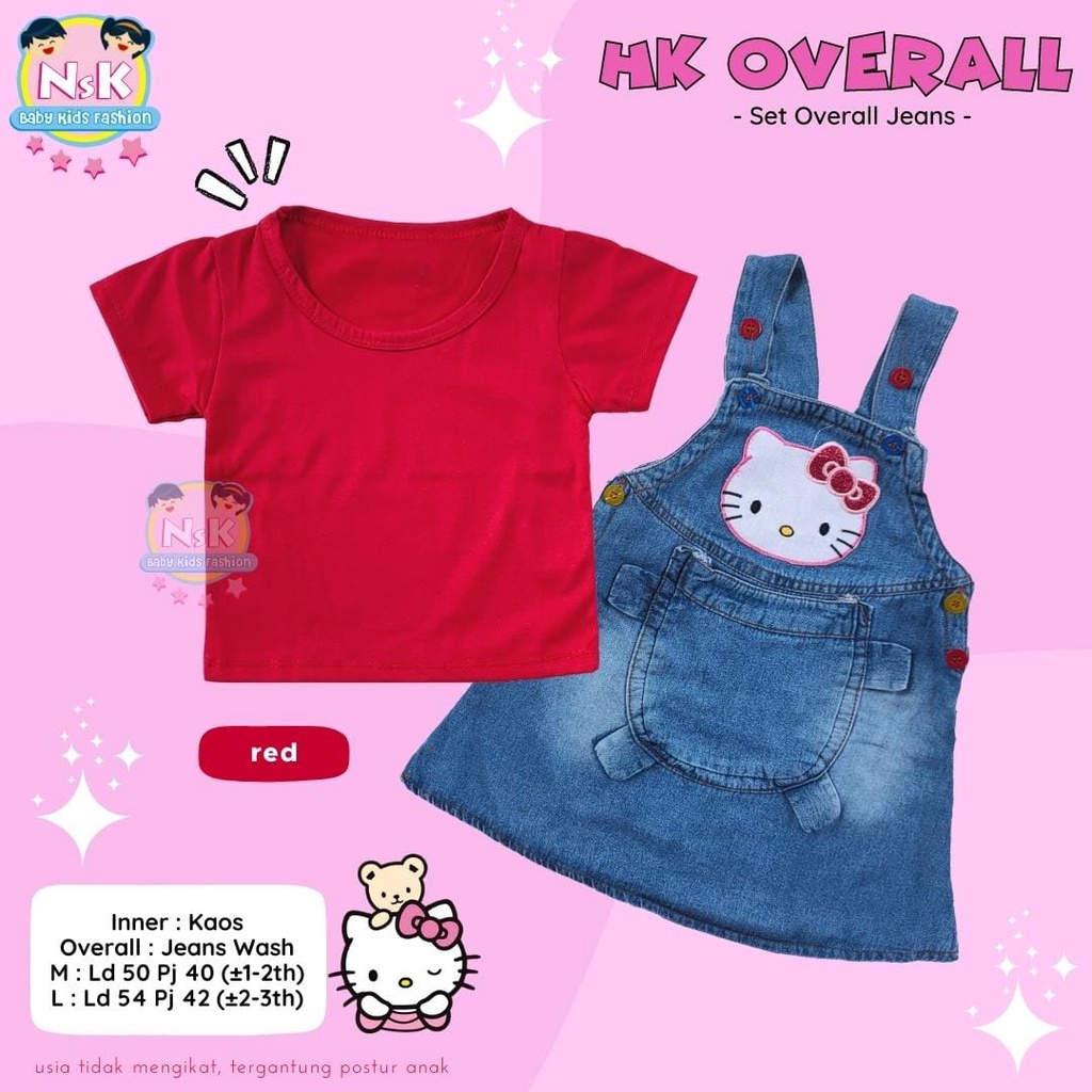 Set Áo Thun Và Quần Yếm JEANS Thời Trang Cho Bé 1-3 Tuổi