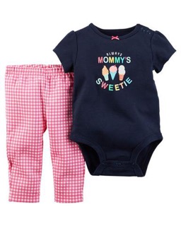 Bộ bodysuit và quần Carter