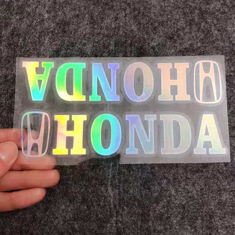 Miếng Dán Phản Quang Nhiều Màu Sắc In logo honda Trang Trí Xe Máy