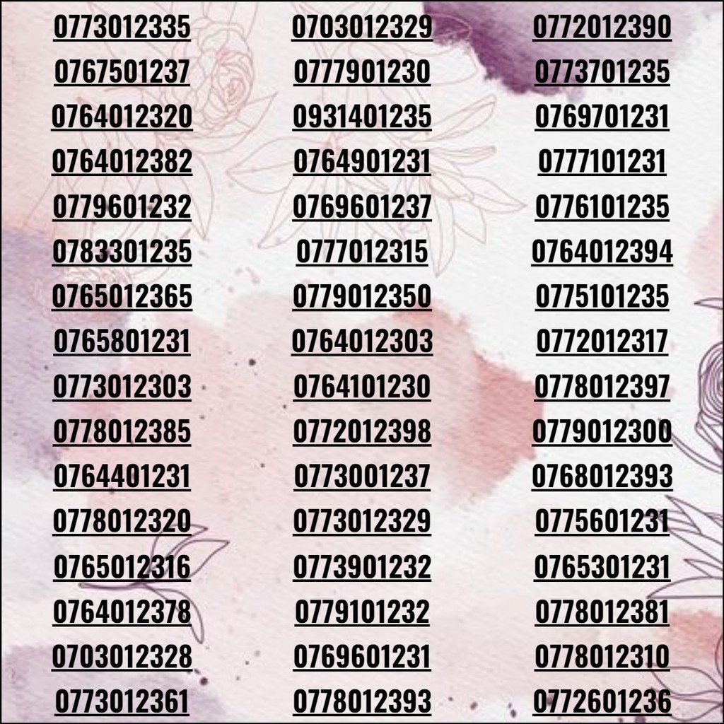 Kho số đẹp miền nam