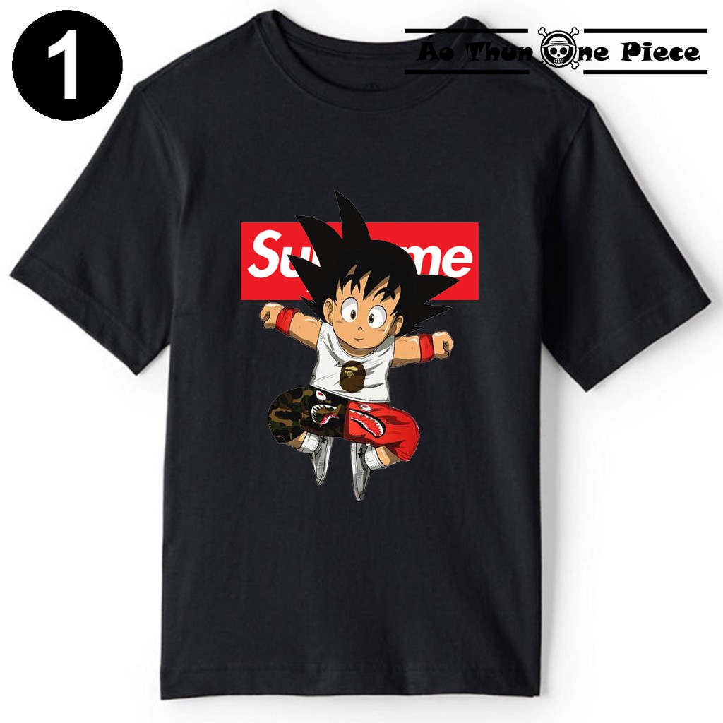 ⚡️FREESHIP⚡️Áo Thun In Hình SONGOKU SUPREME Áo Đen [Nhiều Mẫu] "Cực Đẹp, Siêu Cute" - Áo Thun Dragon Ball