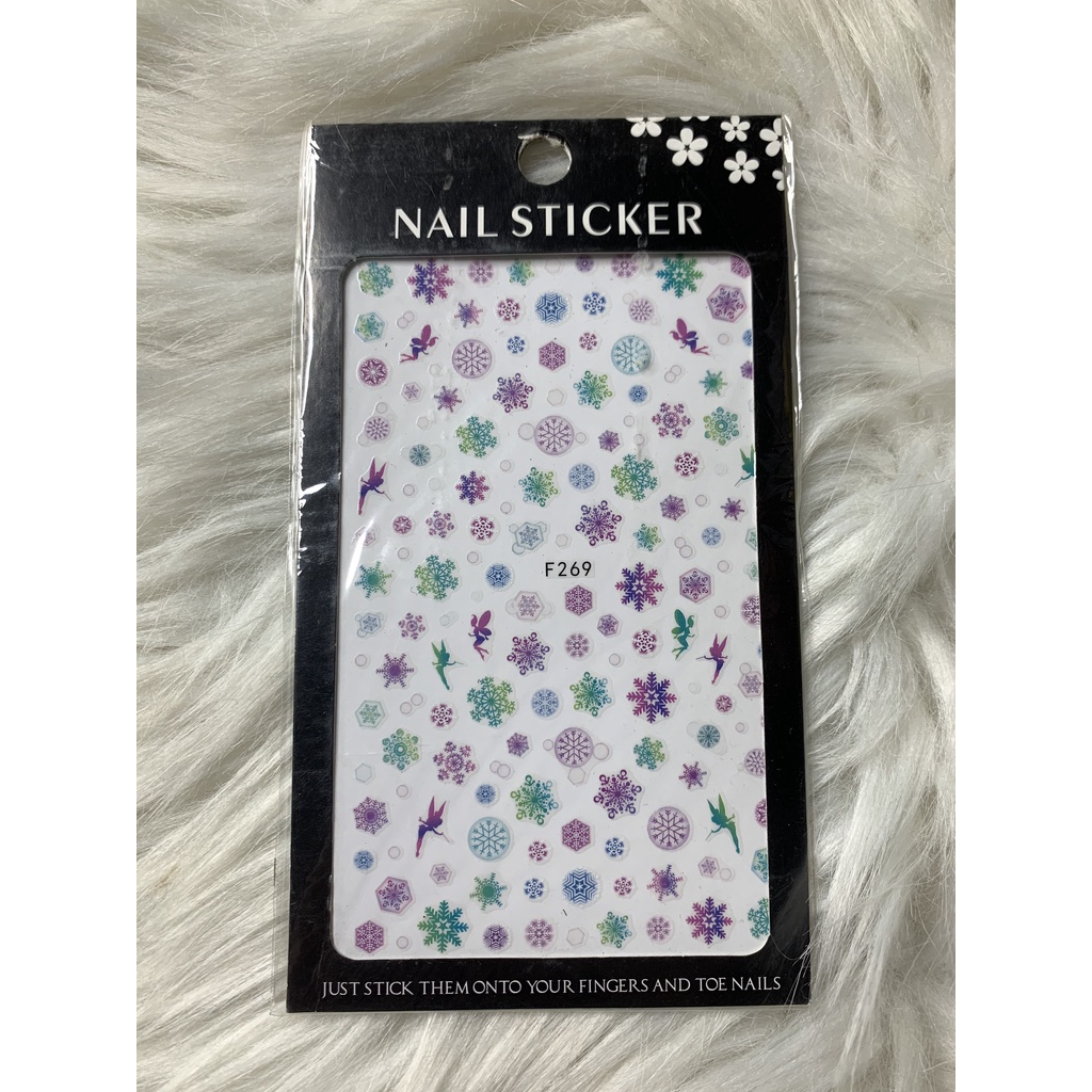 Sticker Trang Trí Móng Noel Siêu Đẹp 1