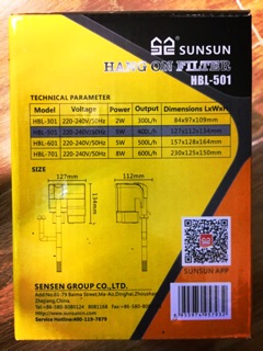 Lọc thác Sunsun HBL 501