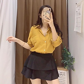 CHÂN VÁY 2 TẰNG, XÒE NHẸ NHÀNG CHO NÀNG TỰ TIN XUỐNG PHỐ