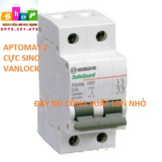 Cầu dao tự động ngắt (Aptomat) 2 cực SINO - CB 2 tép SINO 10A - 63A