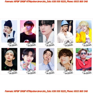 CARD CHỮ KÍ V BTS