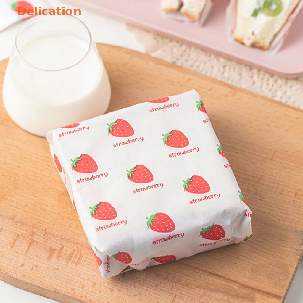 Set 50 Giấy Gói Bánh Chống Mỡ Tiện Lợi