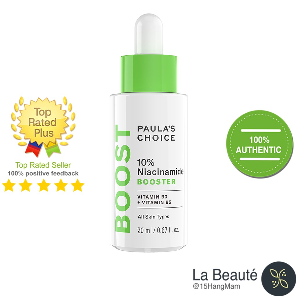 [Hàng Công Ty] Tinh Chất Se Lỗ Chân Lông, Đều Màu Da Chống Lão Hóa - Paula's Choics 10% Niacinamide Booster 20ml