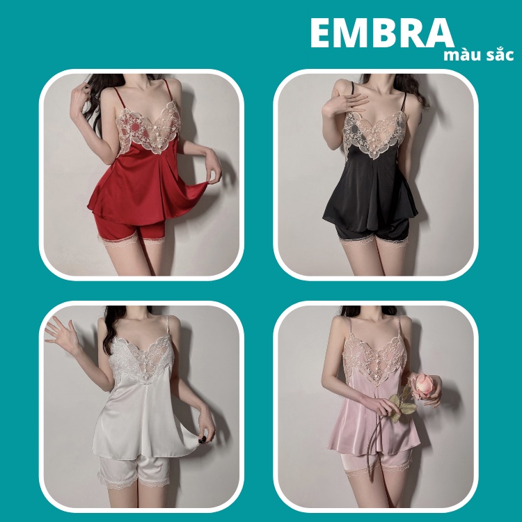 Set 2 dây quân đùi Ren khuy ngực EBV11