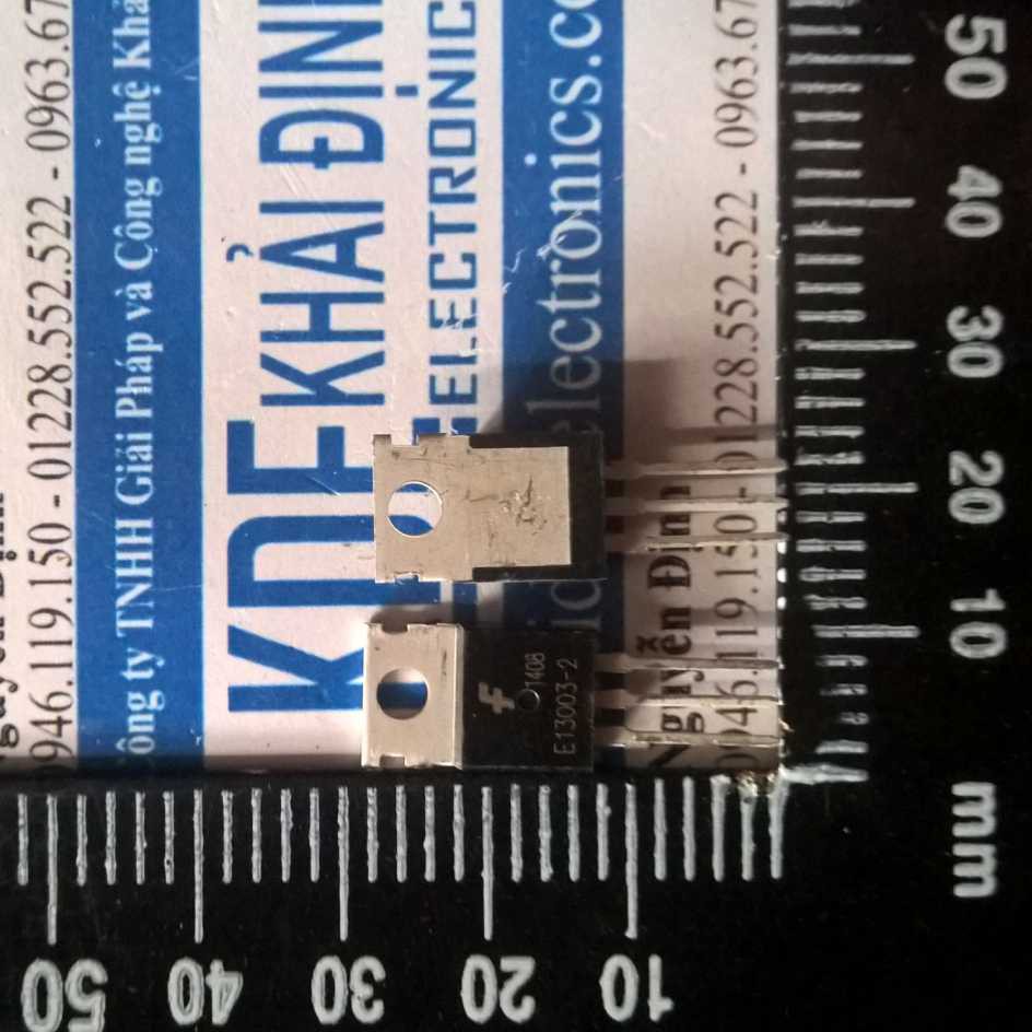 10 con MJE13003 E13003-2 E13003 13003 TO-220 NPN-TRANS 400V 3A kde1243
